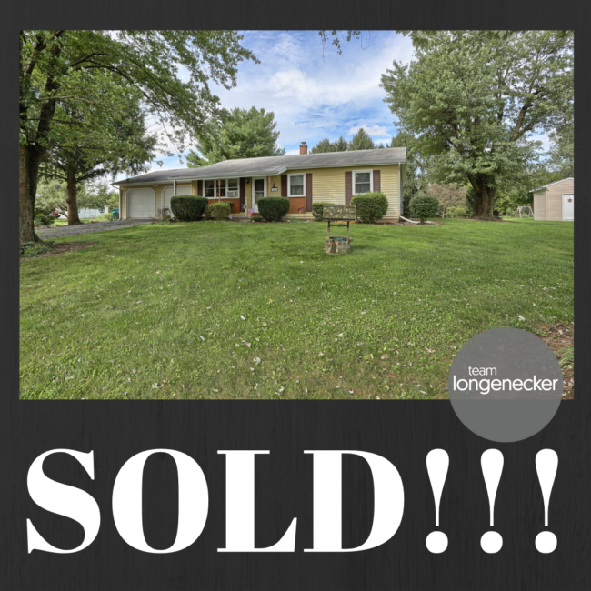 SOLD!!! Home sold by Team Longenecker