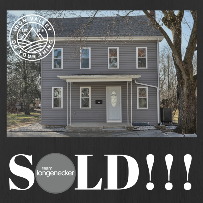 SOLD!!! 12 E. Center Avenue - Home Sold By Team Longenecker