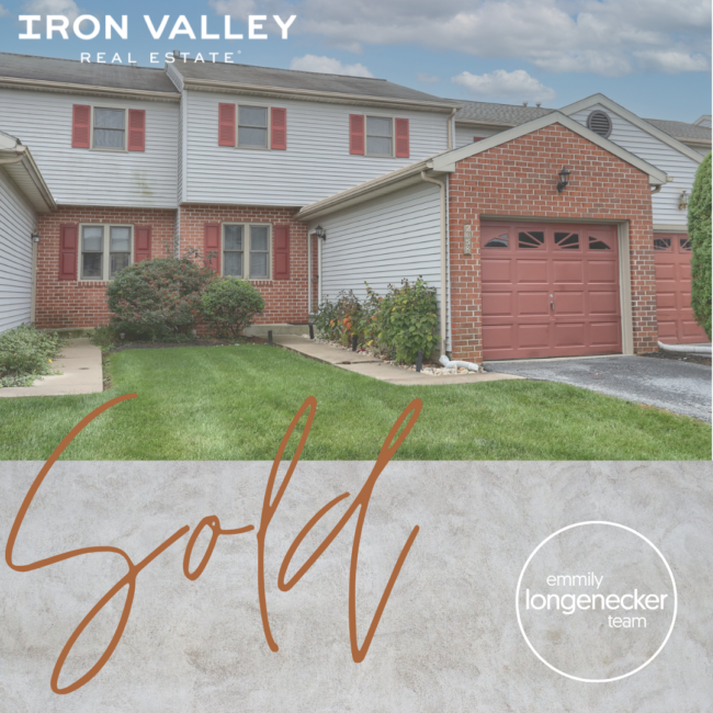 Home sold by The Emmily Longenecker Team at 2158 Walnut Street, Lebanon PA