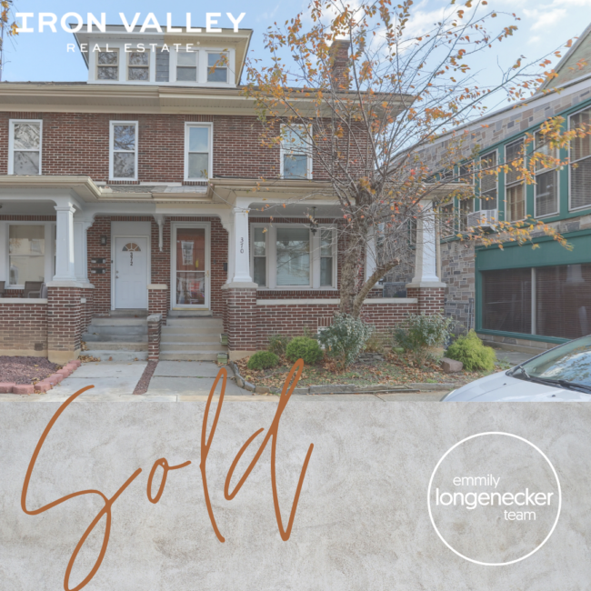 370 N. 9th Street, Lebanon PA 17046 - property sold by the Emmily Longenecker Team