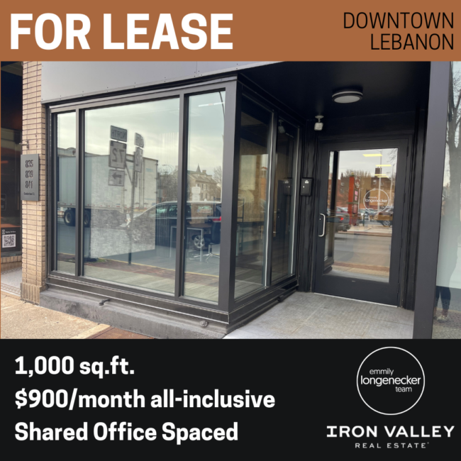 835 Cumberland Street, Lebanon PA 17042 - Office Space for Lease
