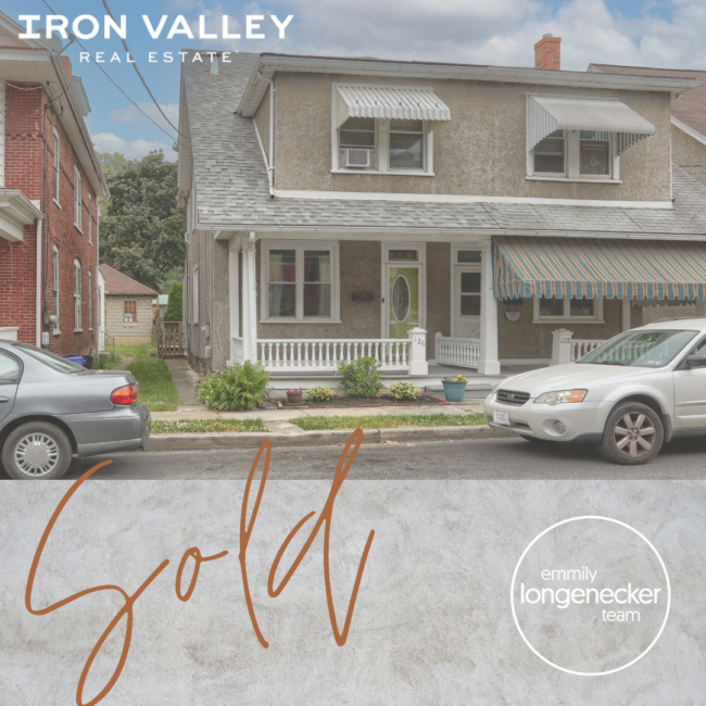 126 S. 2nd Street, Lebanon PA - property sold by the Emmily Longenecker Team