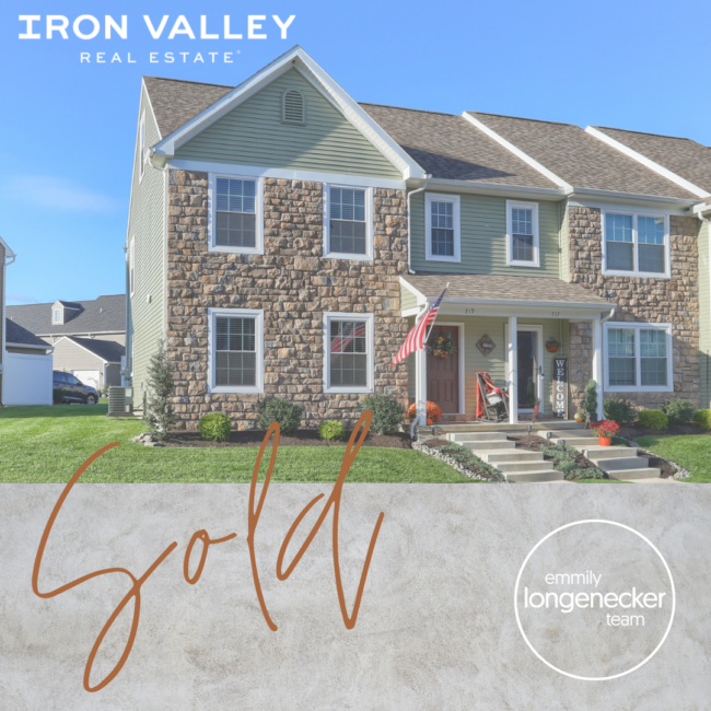 719 Farmwood Lane, Lebanon PA 17042 - Townhome SOLD by the Emmily Longenecker Team - Iron Valley Real Estate