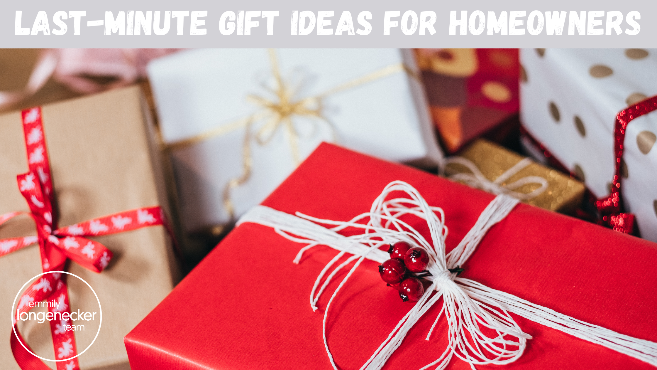 Last minute gift ideas for every homeonwer on your list.