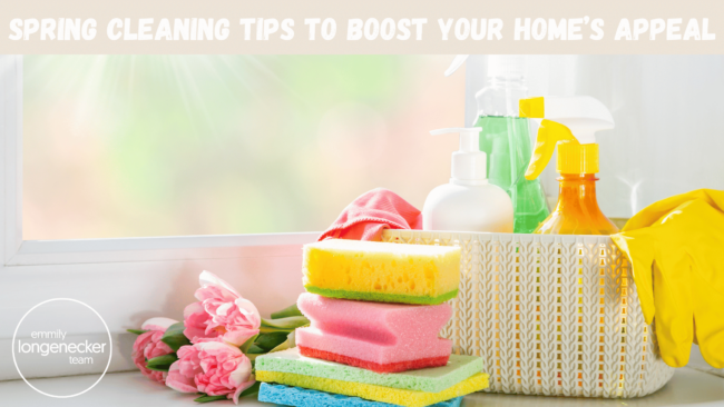 Spring cleaning tips to boost your home's appeal.