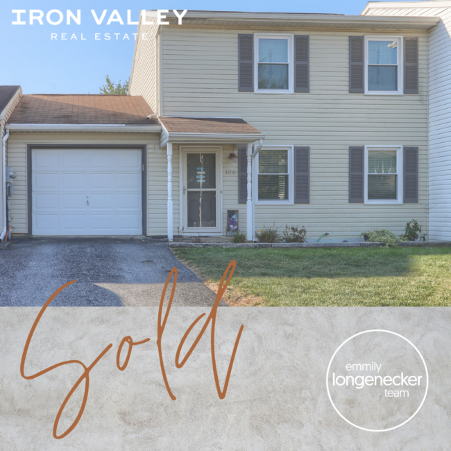 106 Forest Circle, Palmyra PA 17078 - Townhouse sold by the Emmily Longenecker Team