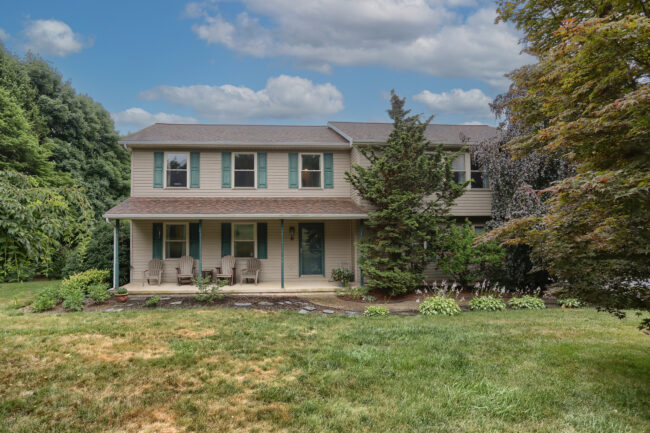 home-for-sale-myerstown-pa-front-exterior Front exterior of 6 Stardust Drive, a home for sale in Myerstown, PA.